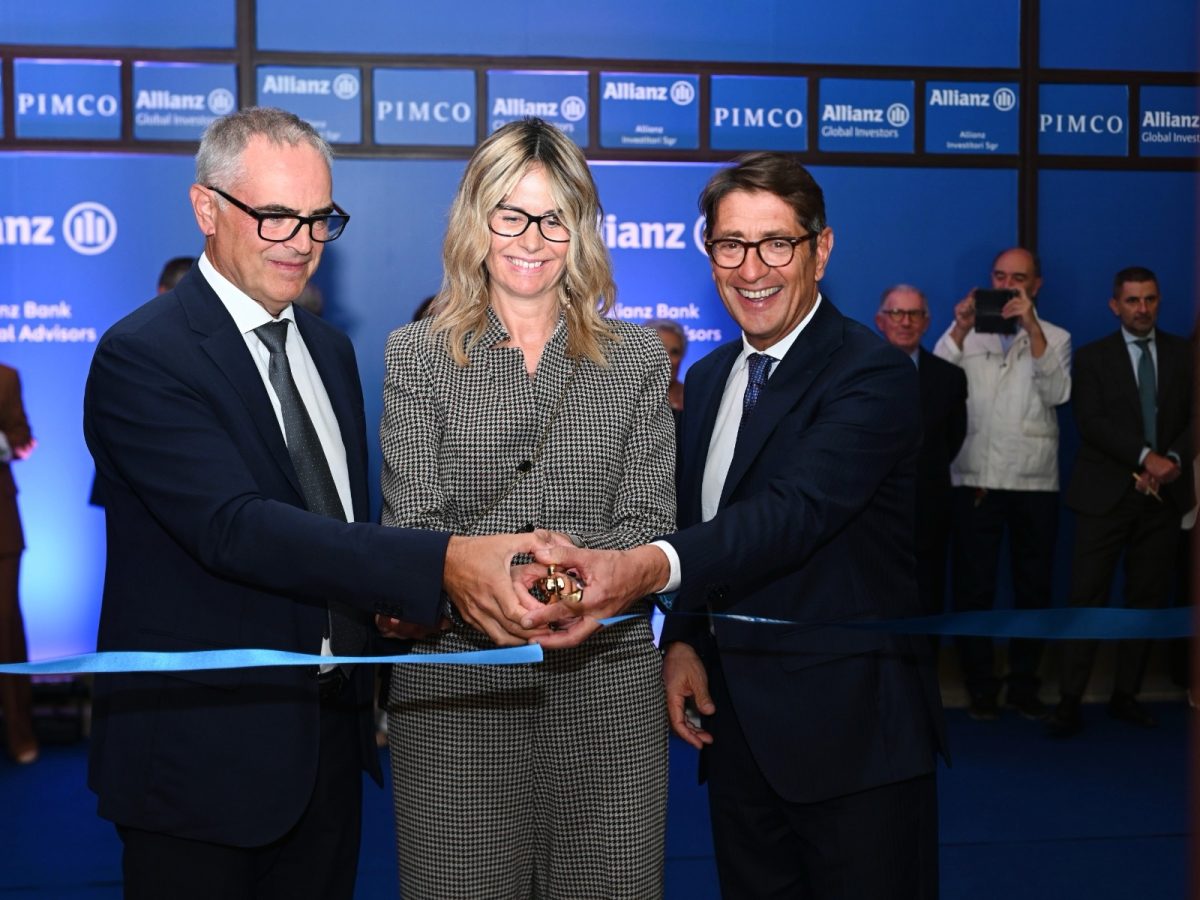 1 - Allianz Bank - Taglio del nastro - Giovanni Gritti, Paola Pietrafesa, Silvio Migliori